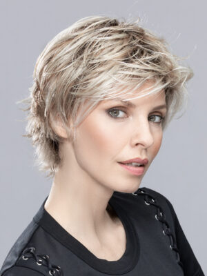 FLIP MONO by ELLEN WILLE in SNOW MIX 60.56.58 | Pearl White, Lightest Blonde, and Black/Dark Brown with Grey Blend