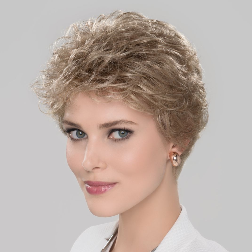 The lace front adds a completely realistic touch, allowing you to style hair away from your face. The lace front adds a completely realistic touch, allowing you to style hair away from your face.
