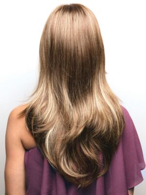 Angelica by Noriko | volume, and the length allows you to style in to an updo Angelica long synthetic style wig by Noriko Wigs