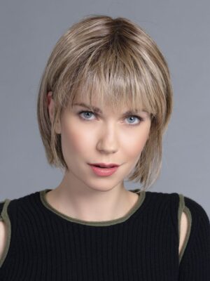 FUN by ELLEN WILLE in SAND MULTI ROOTED | Medium/Light Ash Blonde blend with Light Neutral Blonde and Shaded Roots