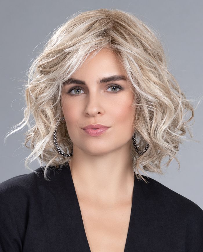 LOVELY by ELLEN WILLE in CHAMPAGNE ROOTED | Medium Blonde and Lightest Ash Blonde blend with Lightest Golden Blonde and Shaded Roots