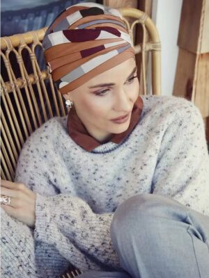 Shanti Turban | Caramel Graphics1331-0793